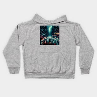 Cyberpunk City Kids Hoodie